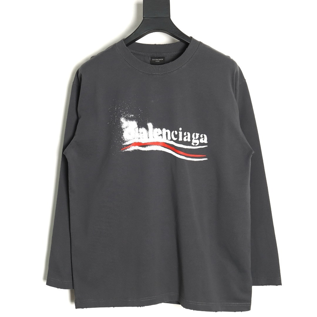 Ba*len*cia*ga 24fw long-sleeved t-shirt