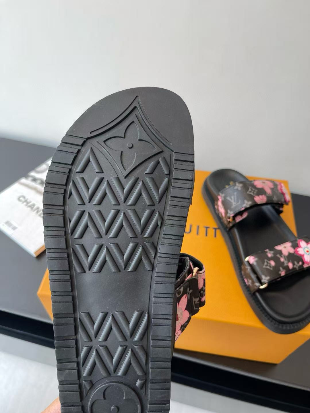 UA LV x TM LV Sunset Flat Comfort Mule