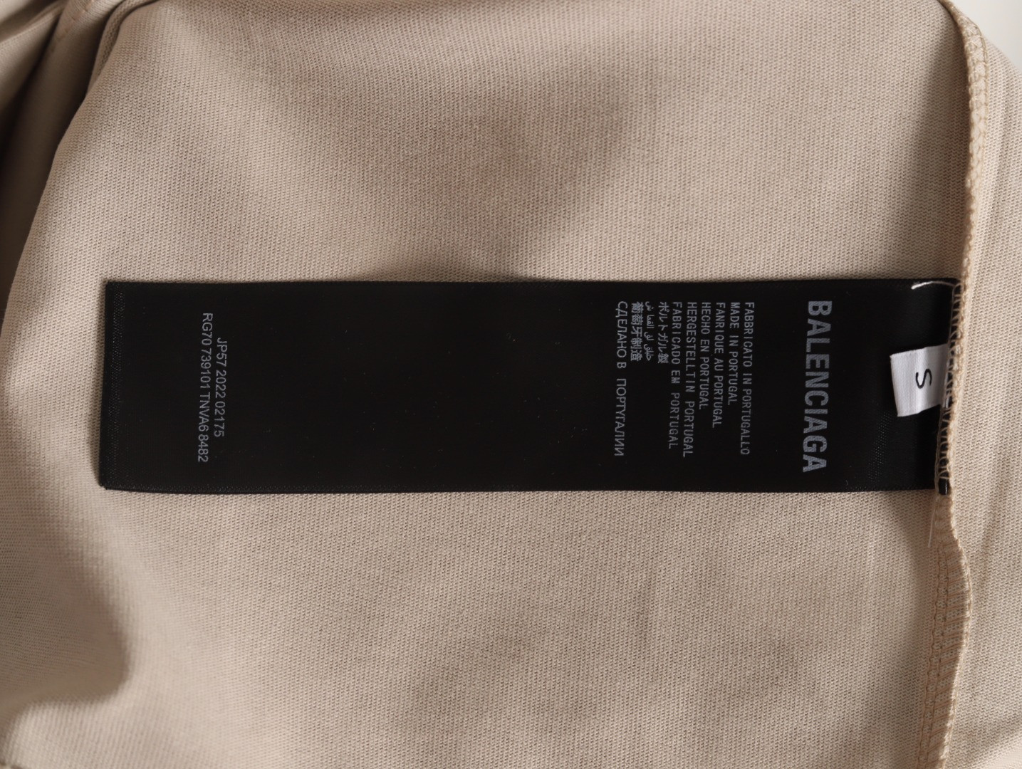 Ba*len*cia*ga 25ss short-sleeved t-shirt