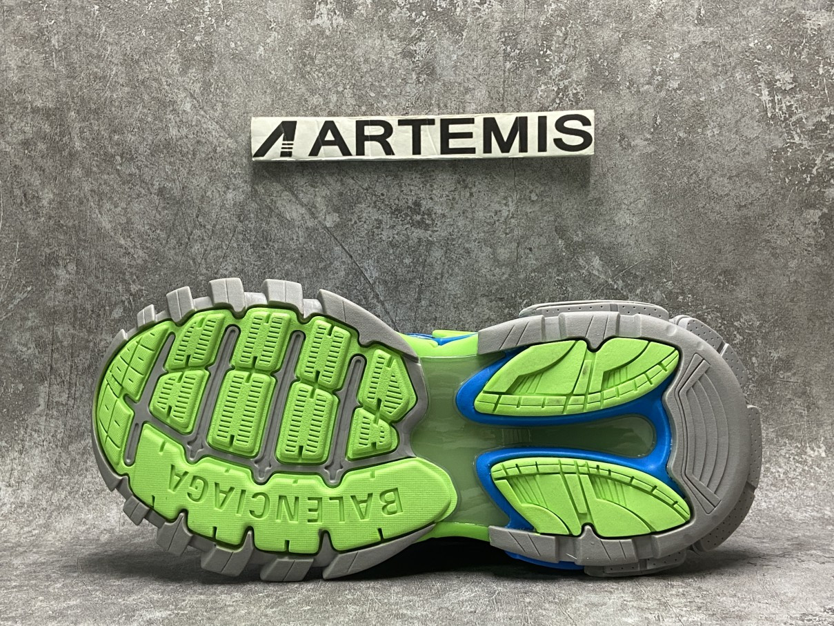 Balenciga Track Blue Green