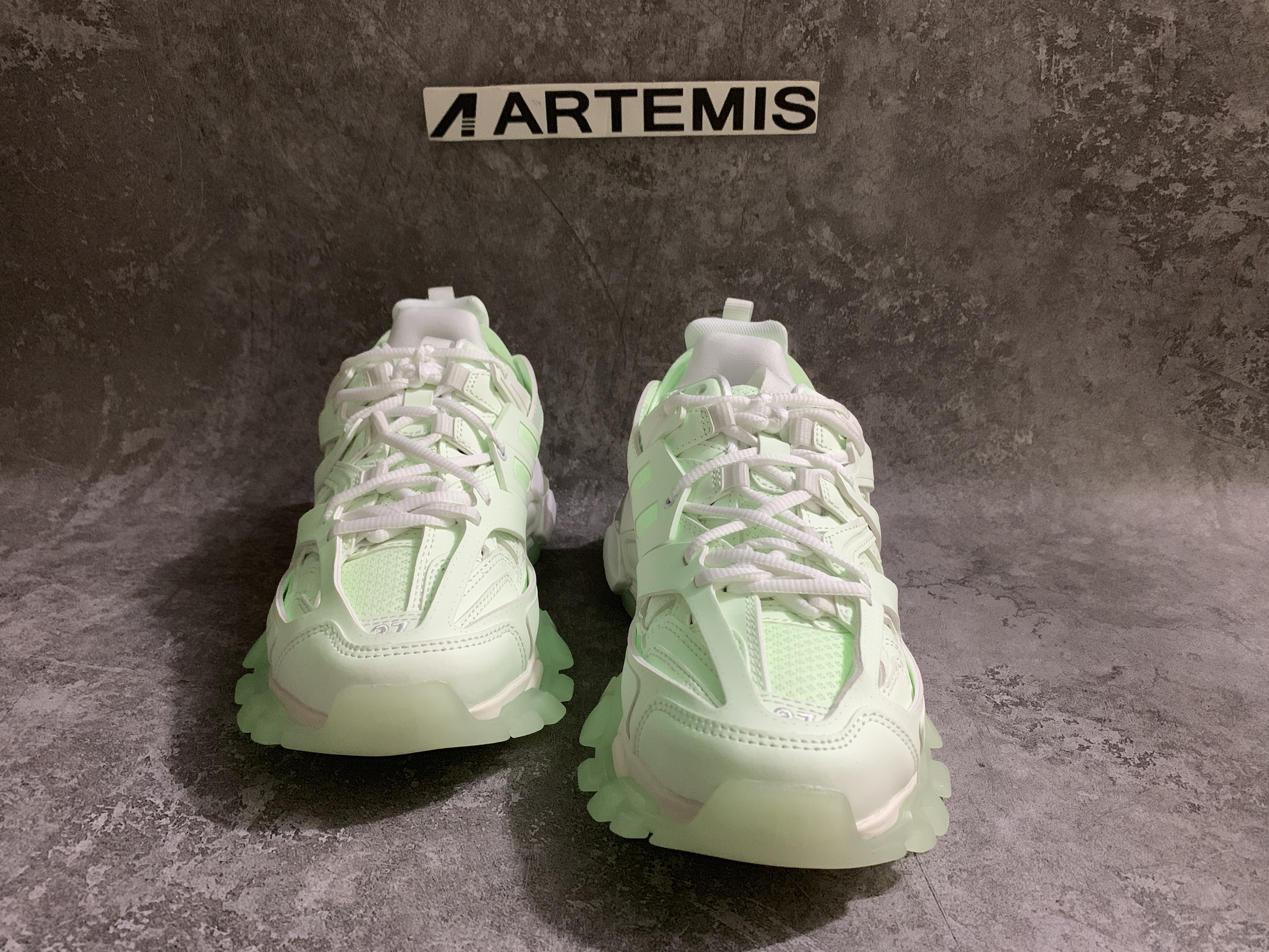 Balenciga Track Glow In Dark Sneaker