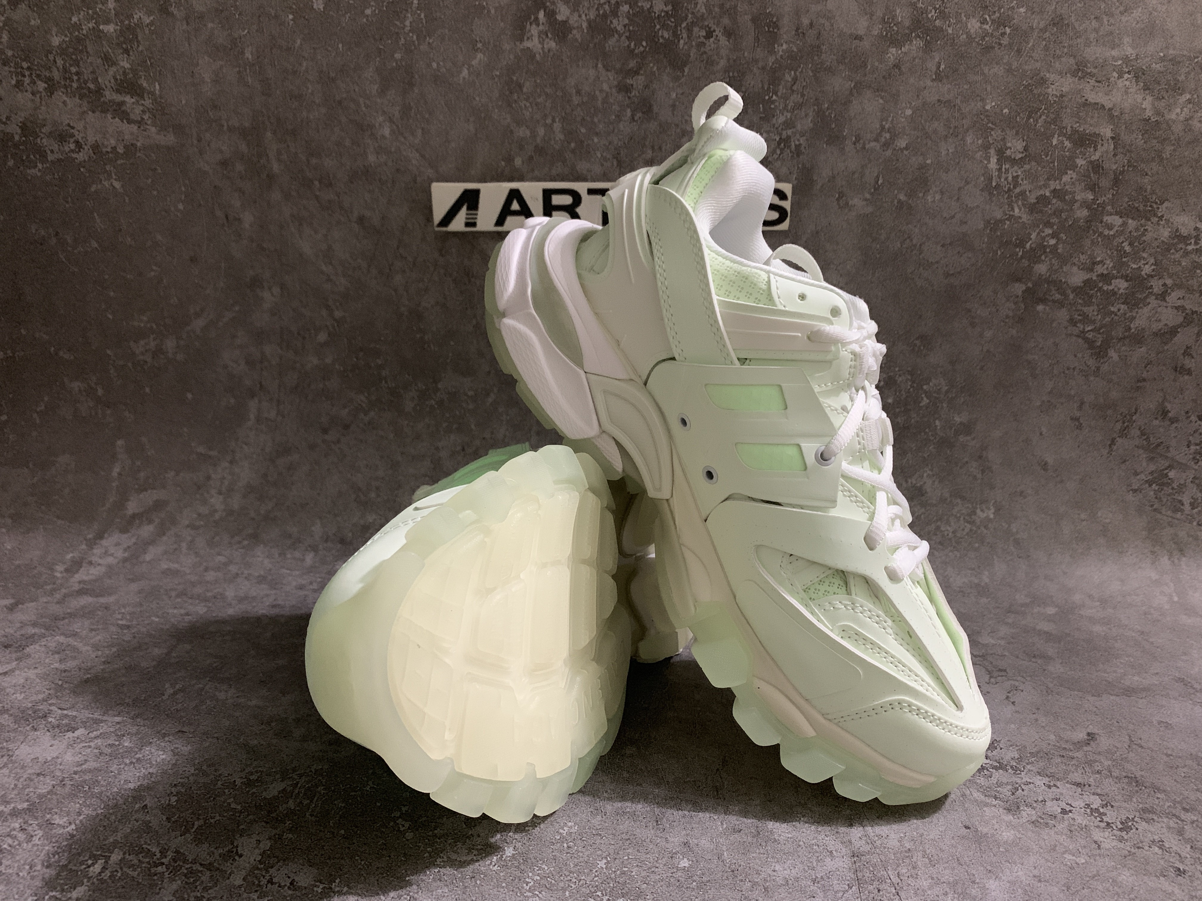 Balenciga Track Glow In Dark Sneaker