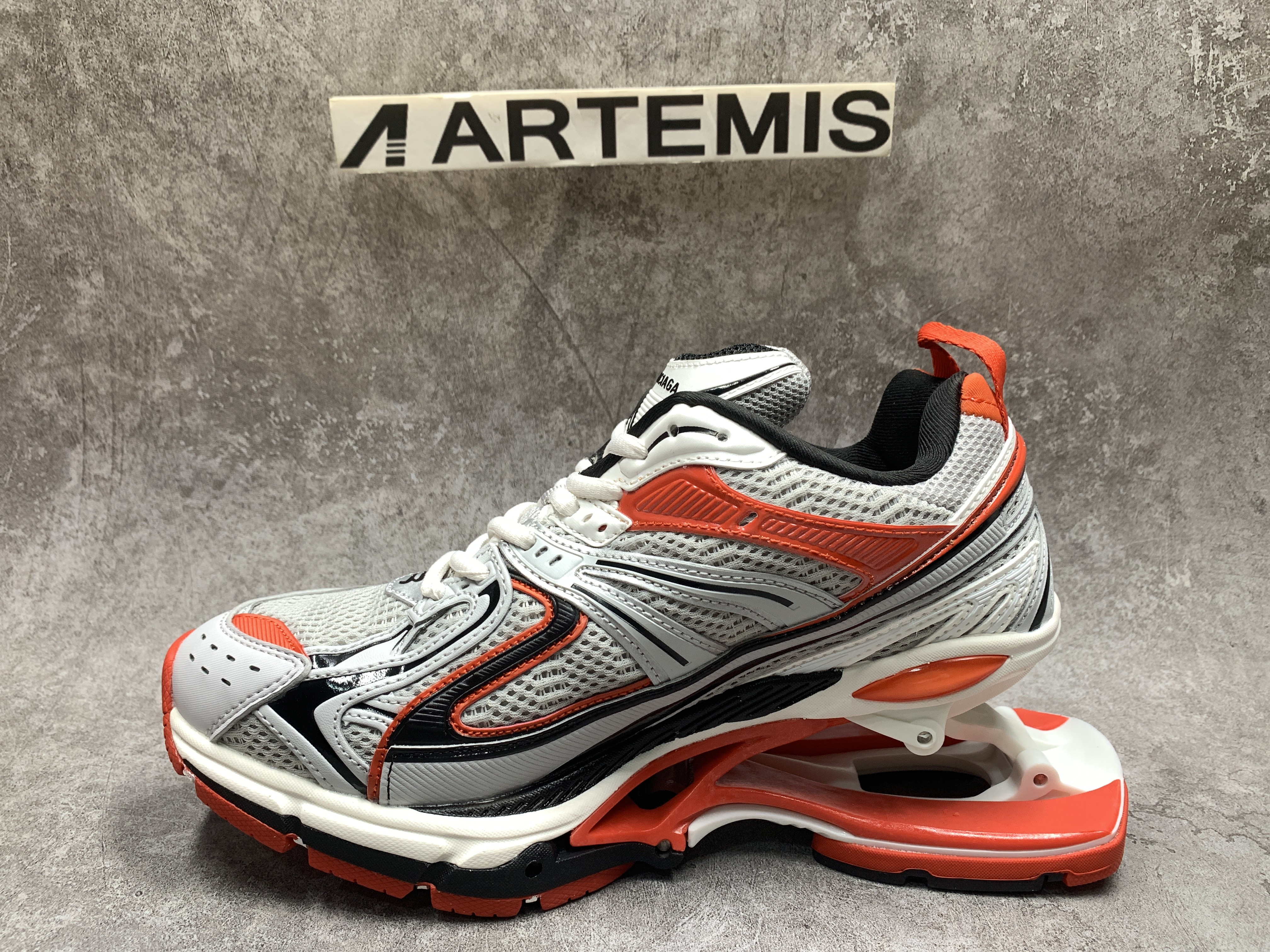 Balenciga X-Pander Sneaker Red Silver