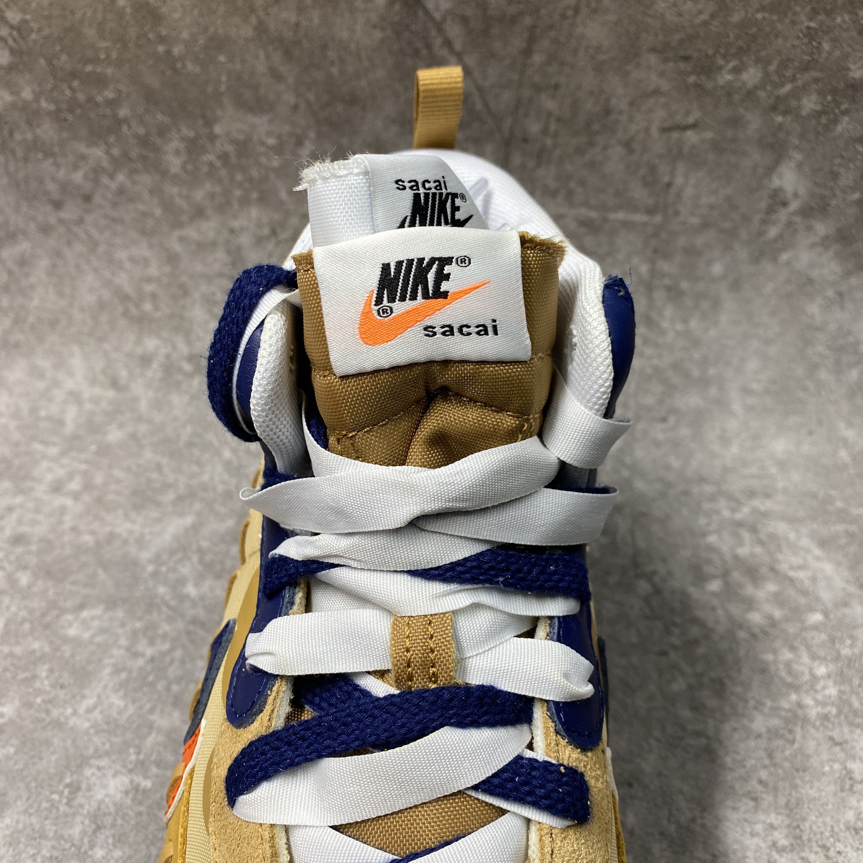 Nike Vaporwaffle sacai Jean Paul Gaultier Sesame Blue