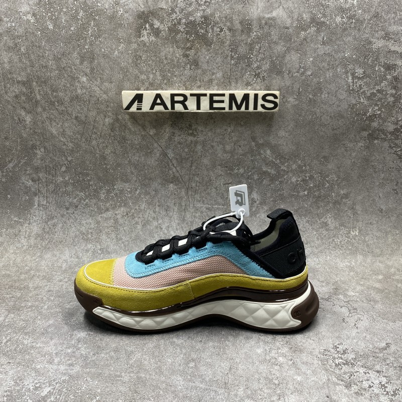 Channel Casual Style Street Style Plain Low-Top Sneakers