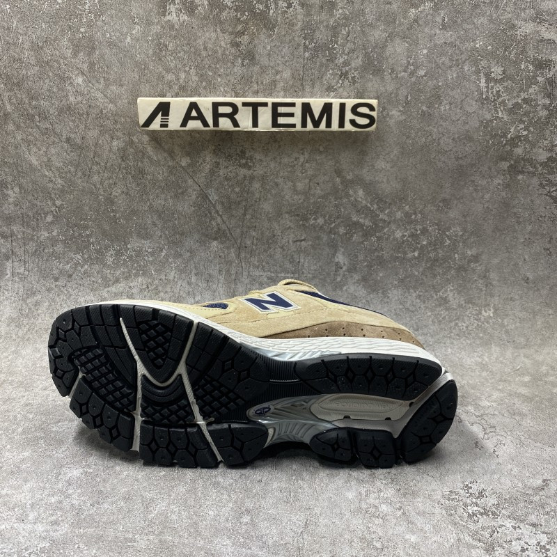 New Balance 2002R Beige Navy Blue