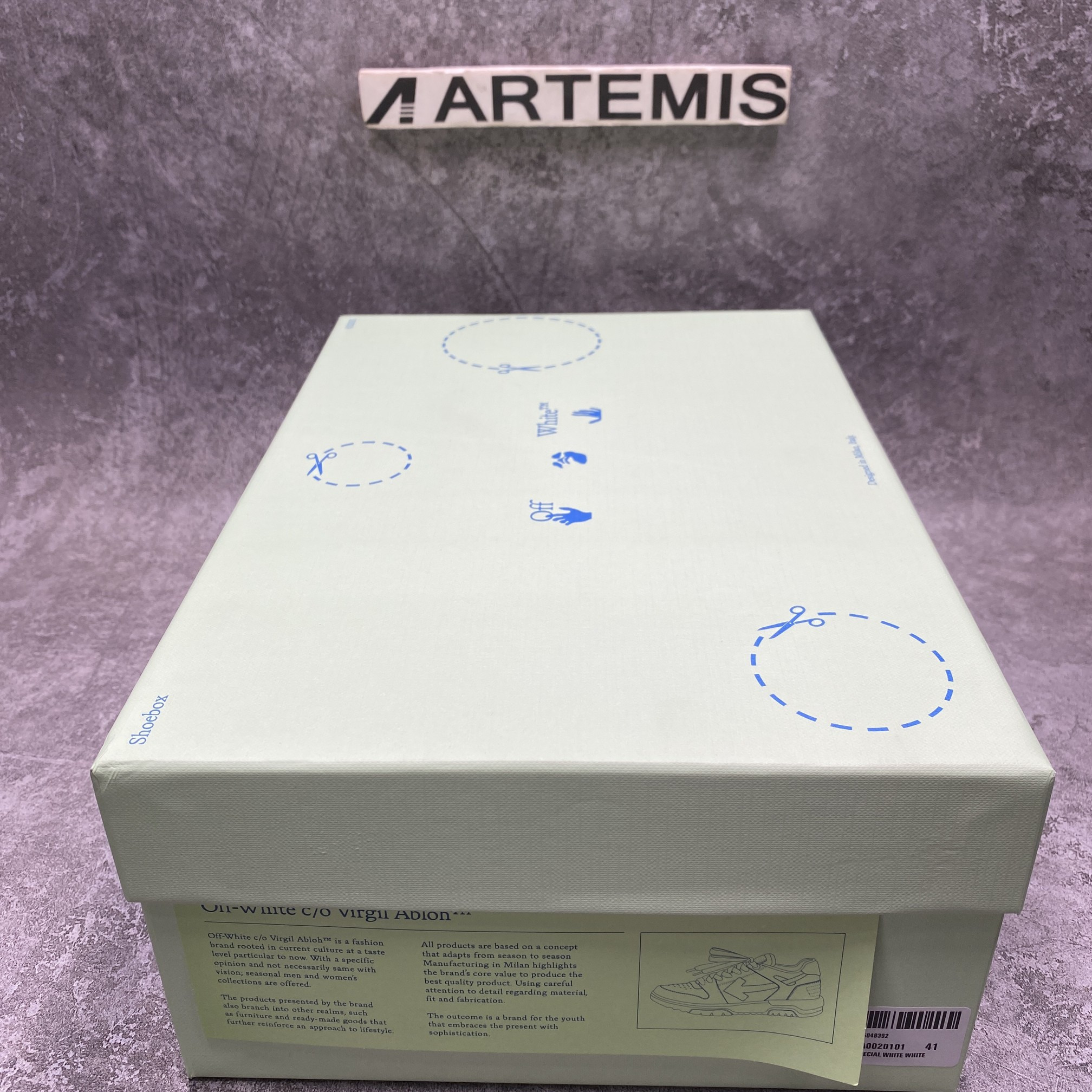 OFF-WHITE Out Of Office Leisure Sneakers Black White