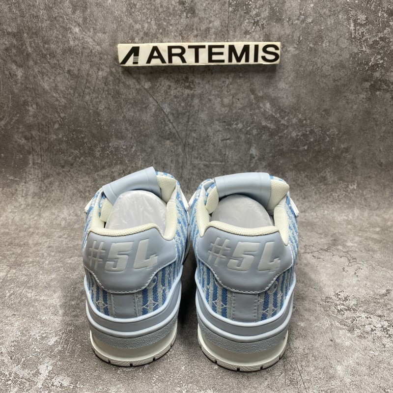 LV Trainer Blue Stripe Monogram