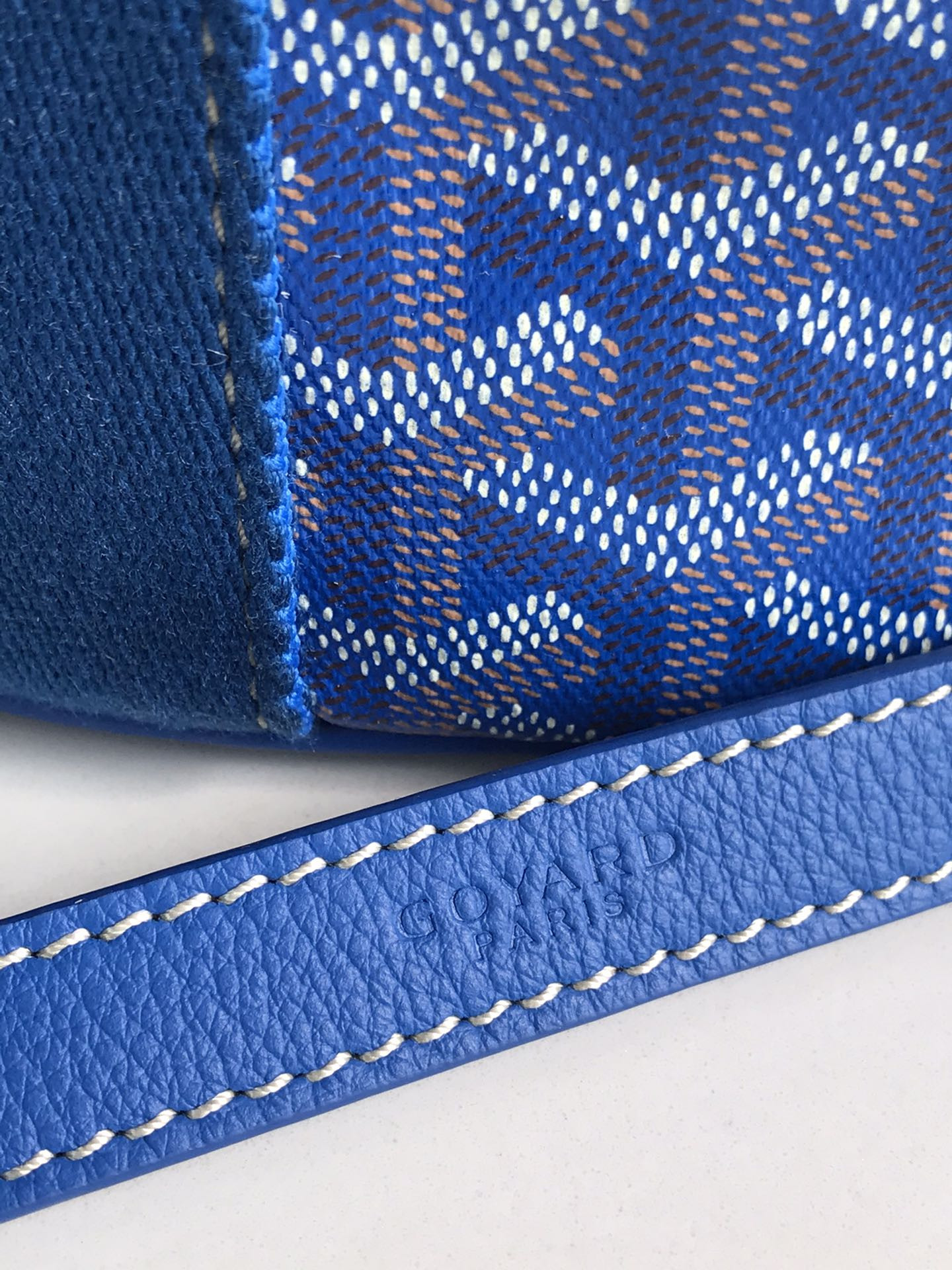 Go*ard Go*ardine belharra pm coral tote palladium hardware 18x14x23cm