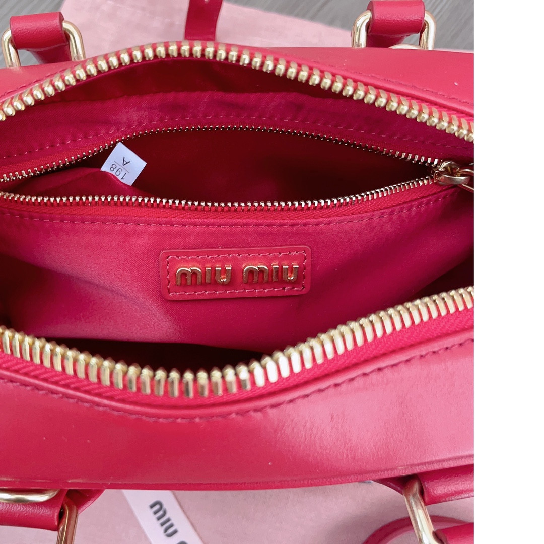 Miu Miu Arcadie leather bag 10.5x22x7.5cm