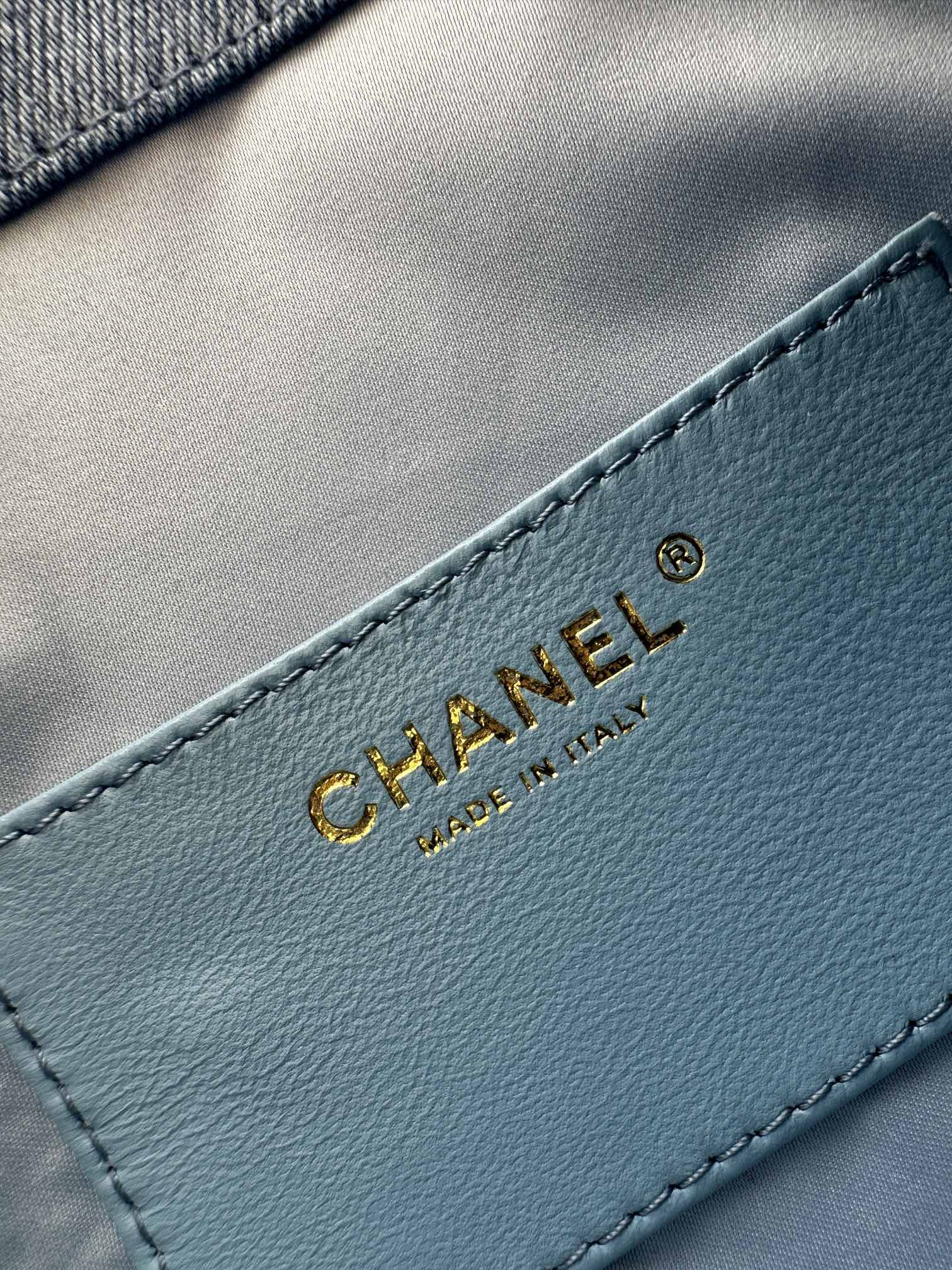 Ch*el 25 small bucket hobo handbag as5293 30x26x14cm