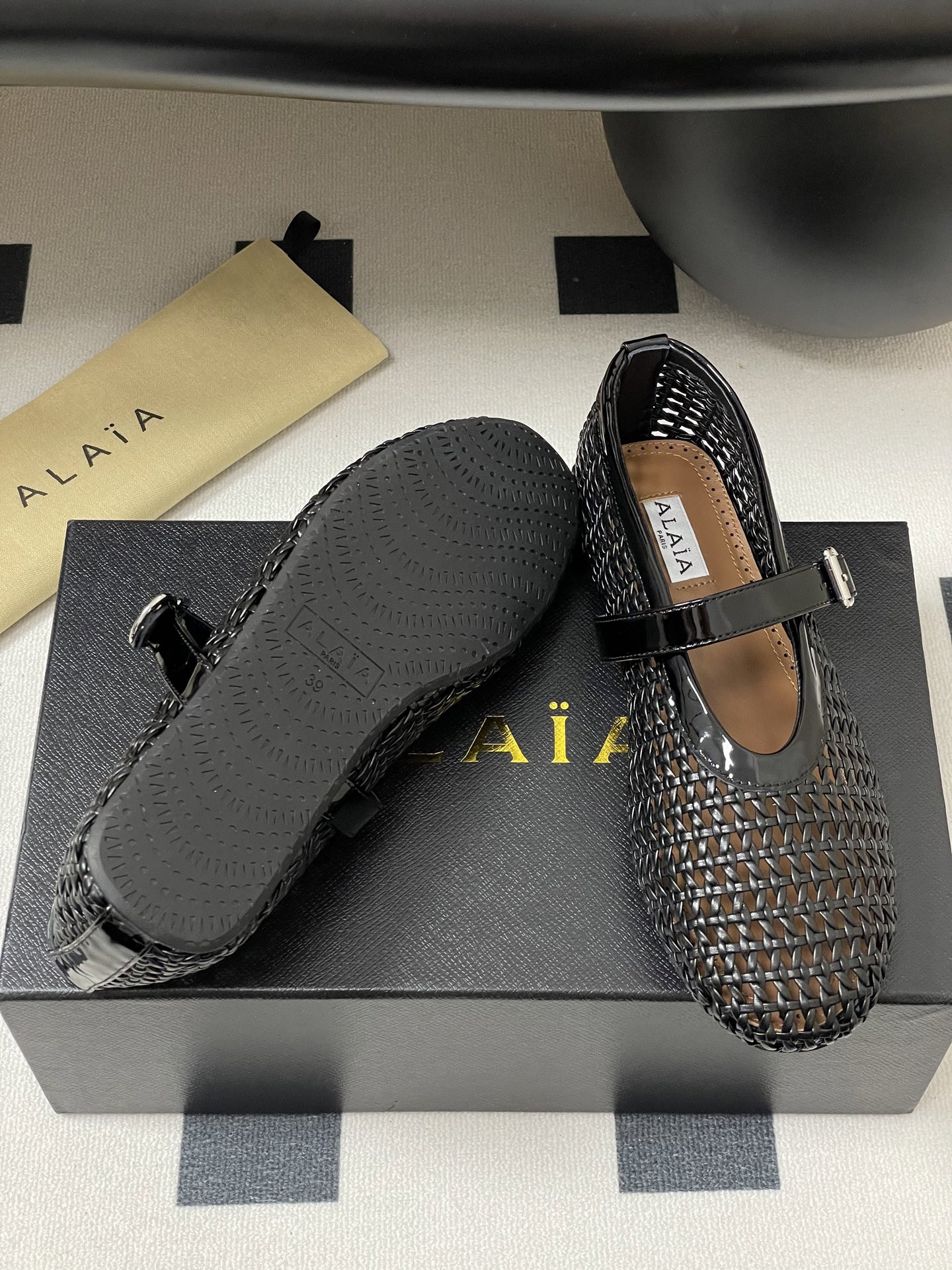 UA Alaïa BRAIDED BALLET FLATS(Customized Size 7-10 days production time)